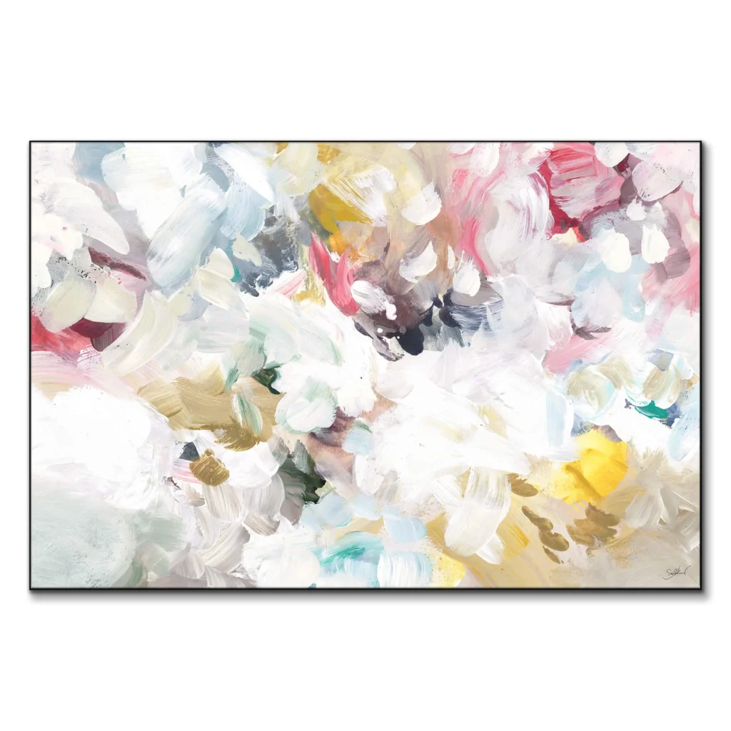 Statement Wall With Large Abstract Art