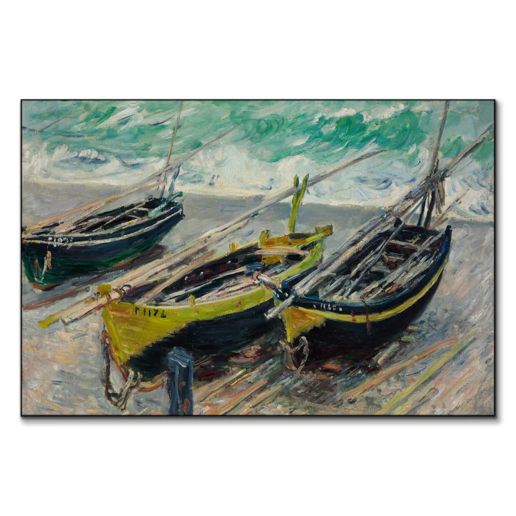 Three Boats Oversized Canvas Prints
