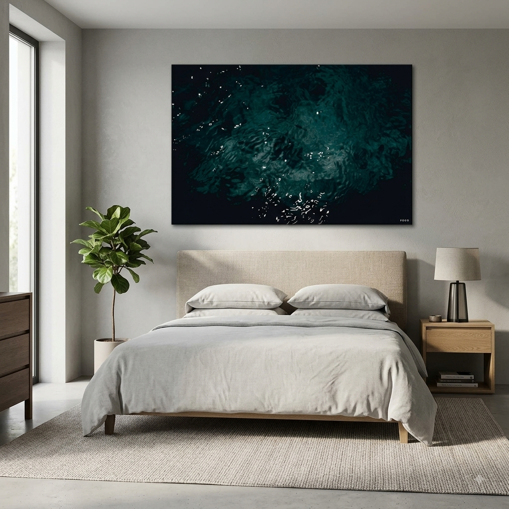 Dark & Moody Canvas for a Bedroom