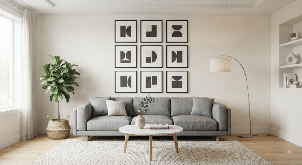 Grid Layout wall arts