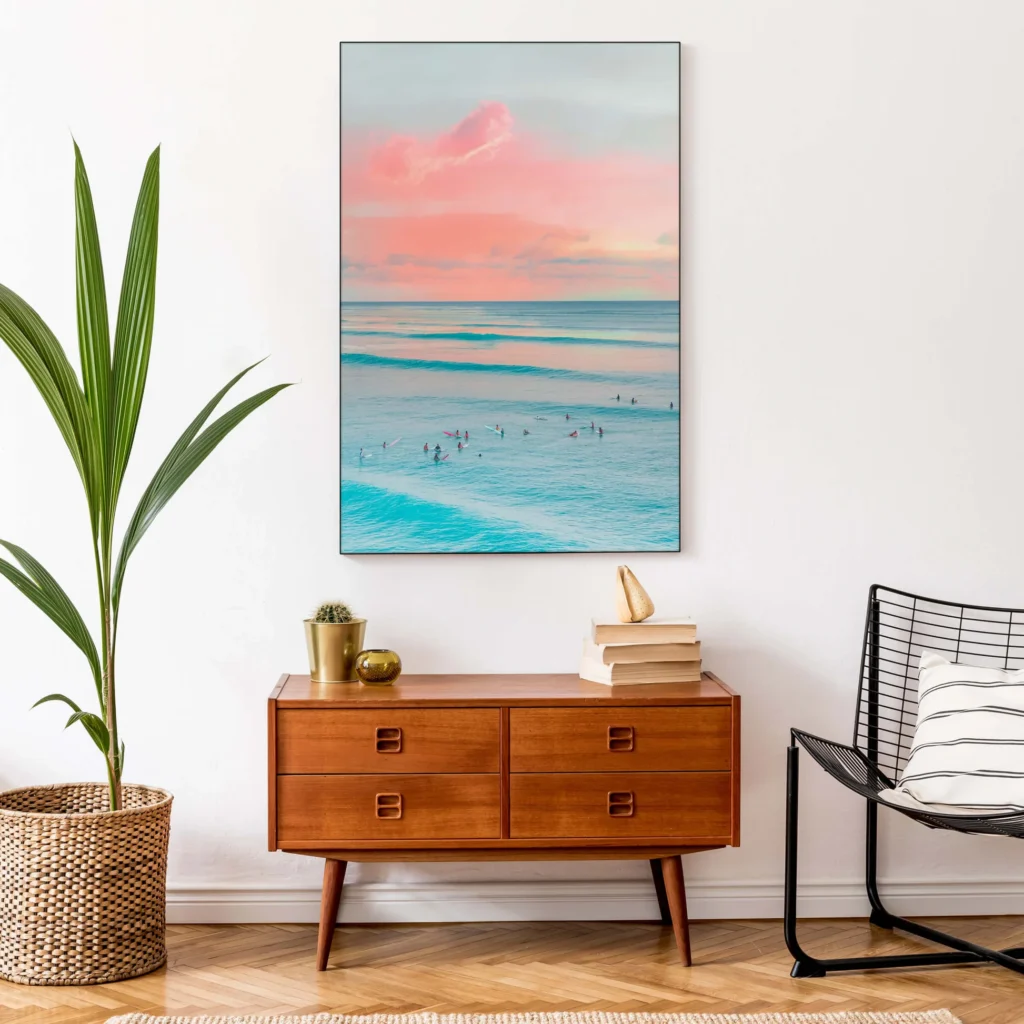 Canvas Print for a Relaxed Coastal Bedroom