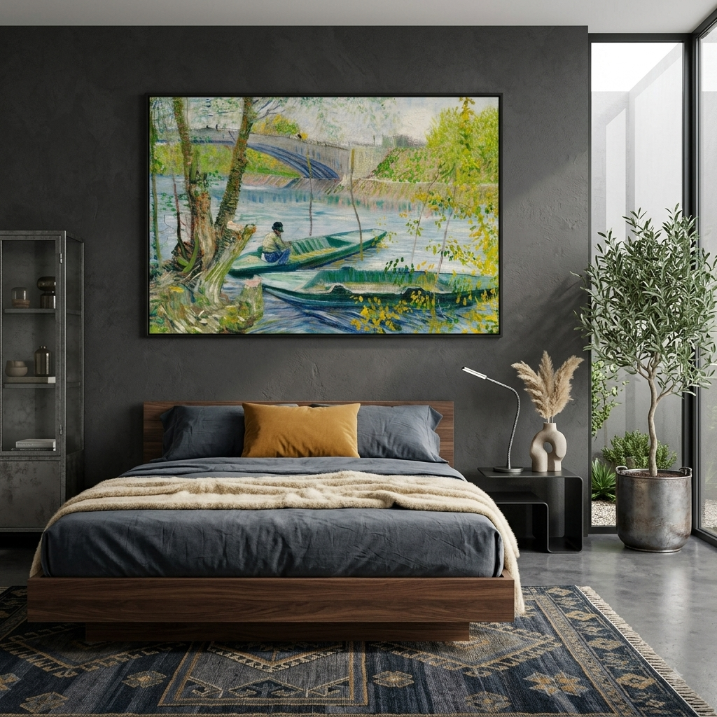 Landscape Canvas for a Serene Bedroom