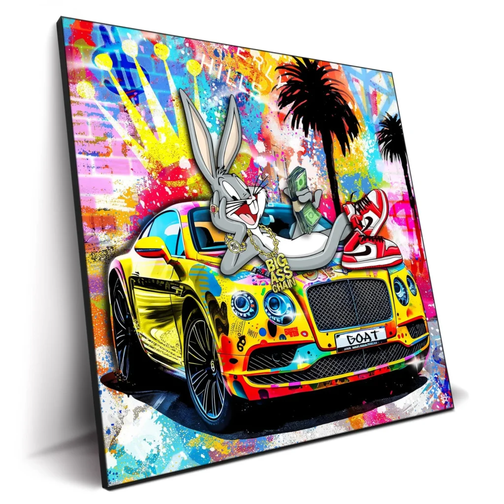 Bugs Bunny Bentley Wall Art