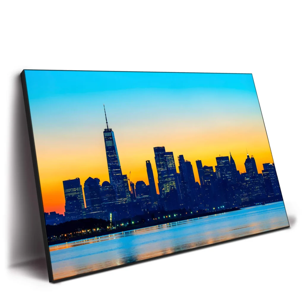 Big canvas city skyline wall art