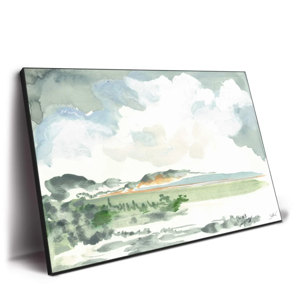 Soft Watercolor Canvas for a Cozy Bedroom