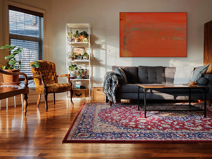 Orange Mood wall art