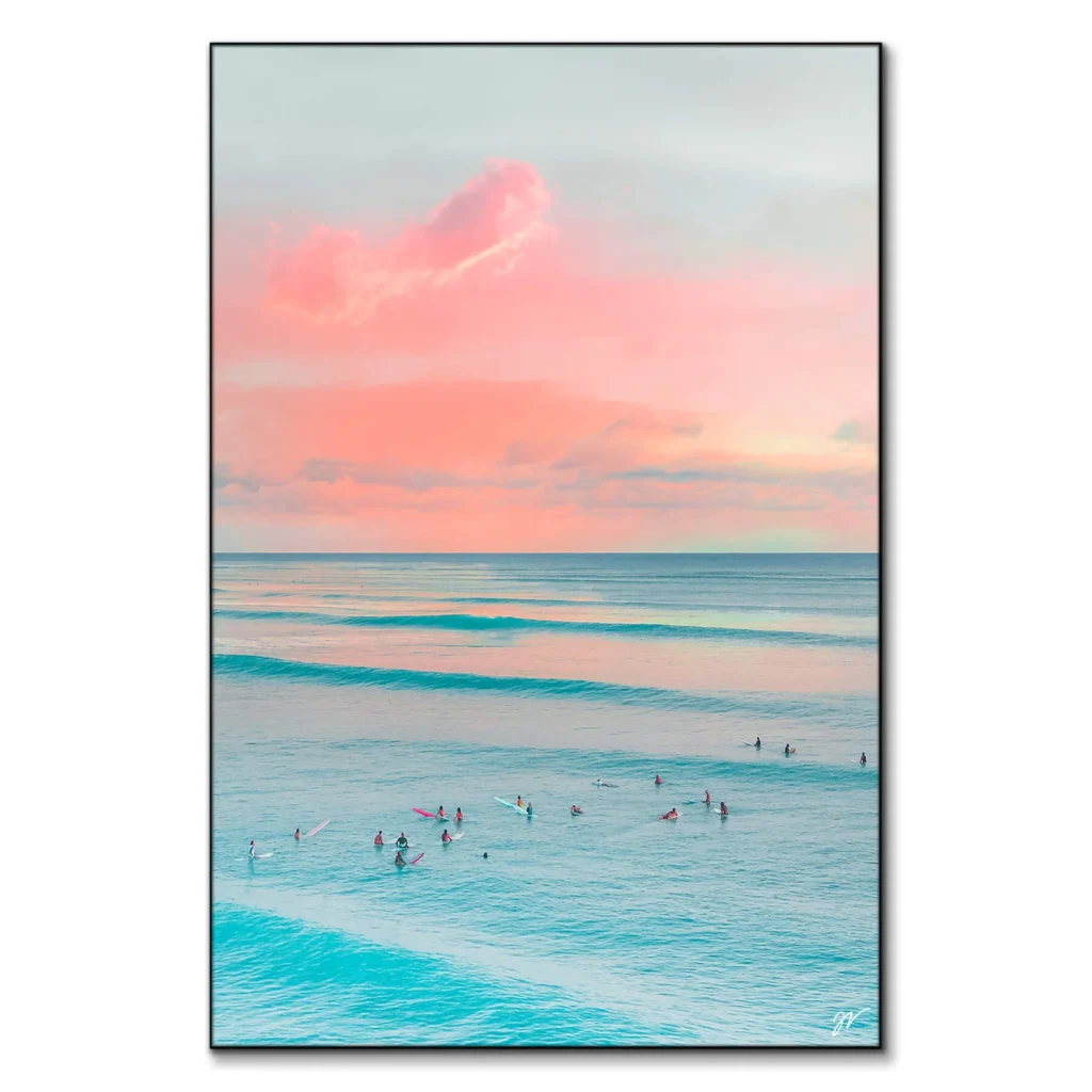 Canvas Print for a Relaxed Coastal Bedroom