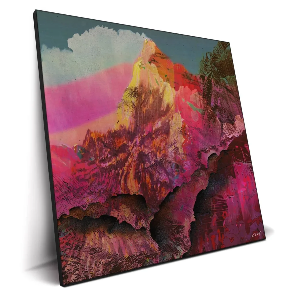 Colorful Canvas for a Warm Bedroom