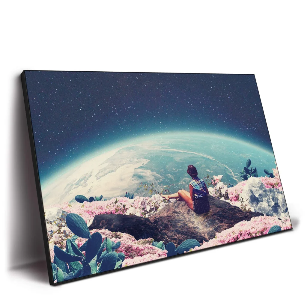 Surreal Space person wall art
