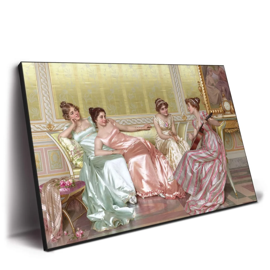 Old Style women Luxury Canvas Wall Art