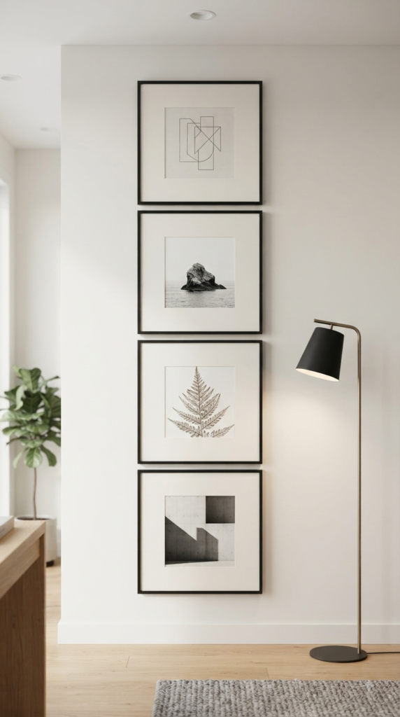 Vertical Column Layout wall arts