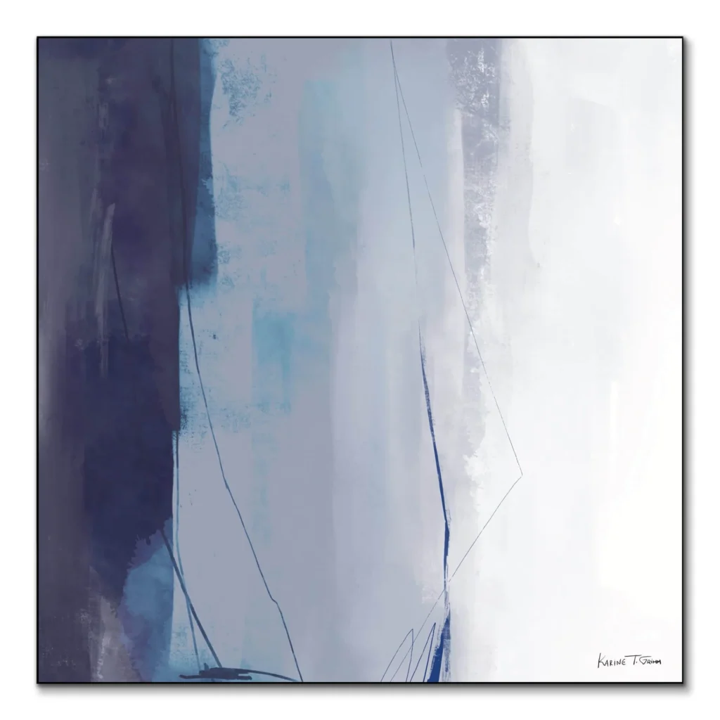 Blue Abstract wall art