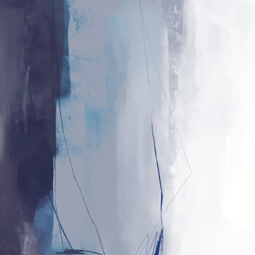 Blue Abstract wall art