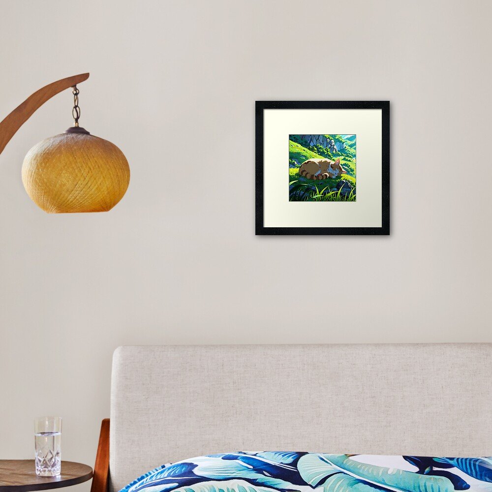 cat framed print