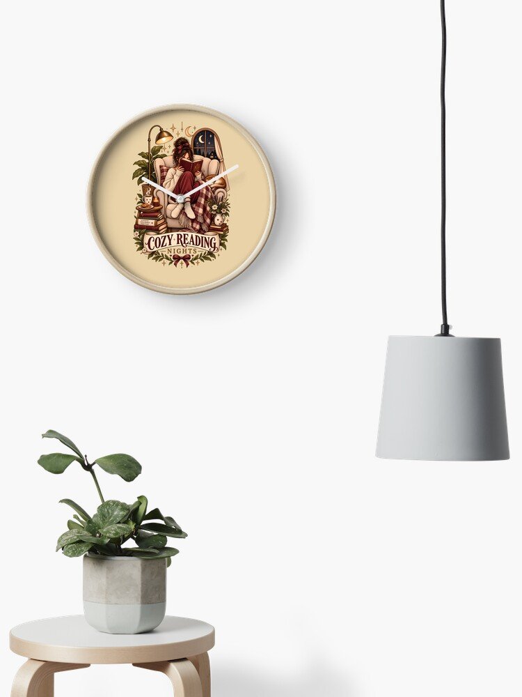 Cozy Reading Nights Clock