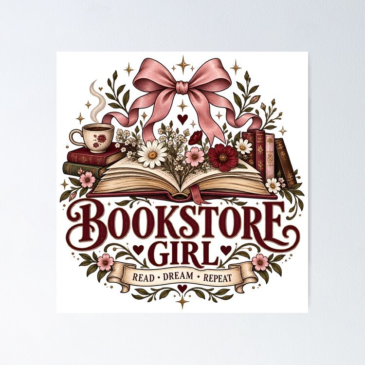 Bookstore Girl Poster