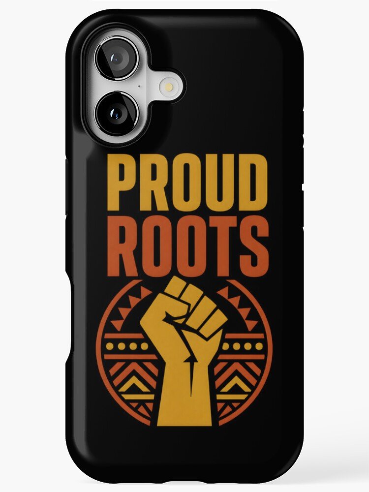 Black Culture Pride Bold Statement iPhone Case
