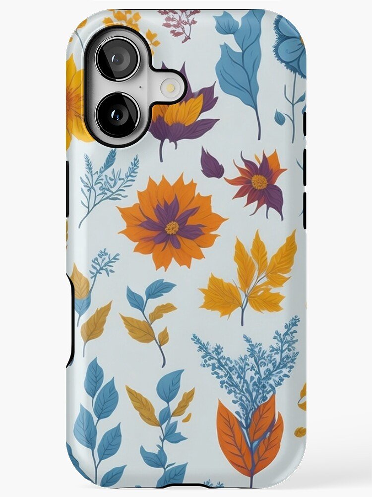 Beautiful Colorful Flowers Art iPhone Case