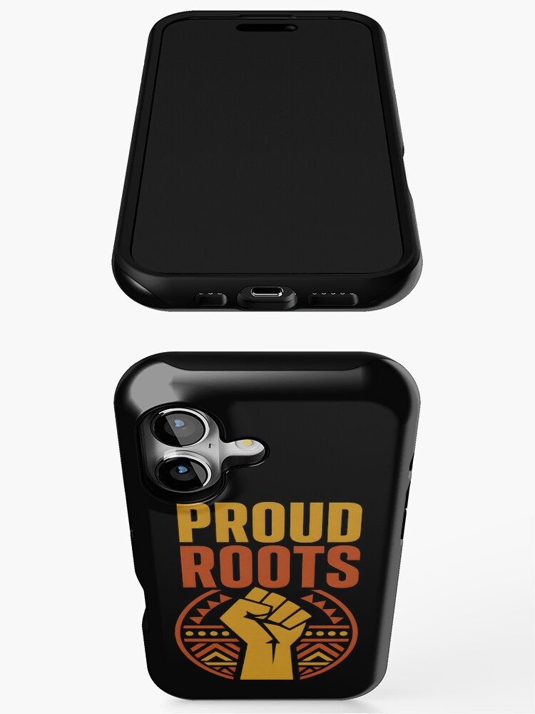 Black Culture Pride Bold Statement iPhone Case
