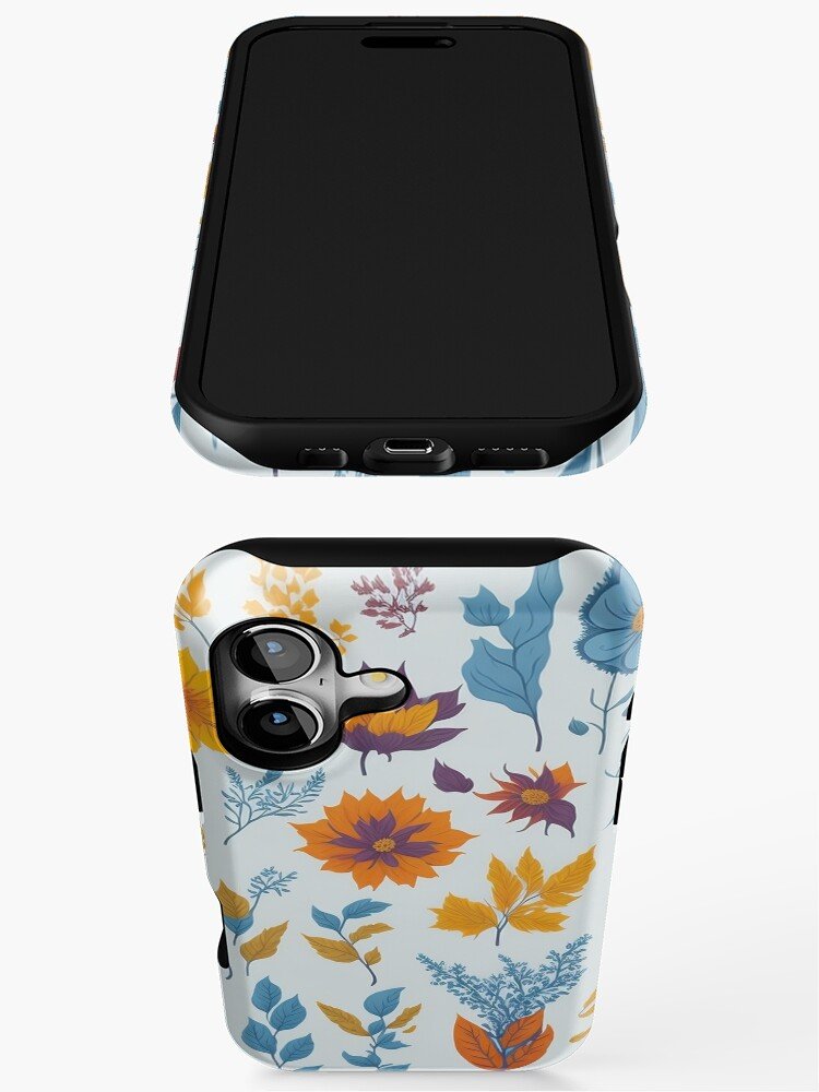 Beautiful Colorful Flowers Art iPhone Case