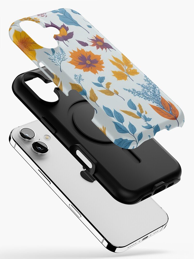 Beautiful Colorful Flowers Art iPhone Case