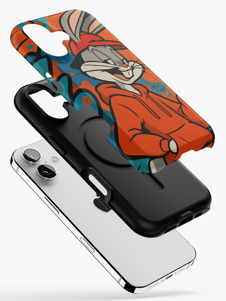 Streetwise Toons Classic Cartoon iPhone Case in 3 panels placing