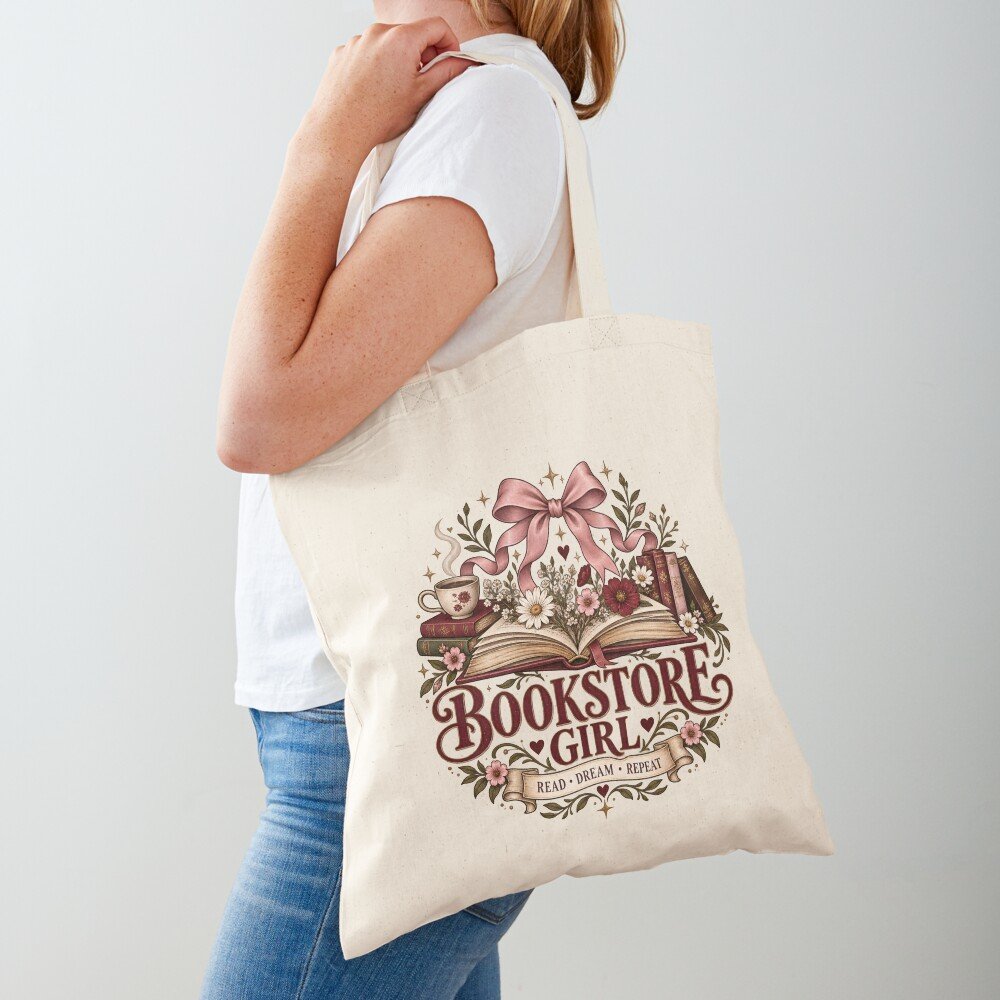 Bookstore Girl Tote Bag