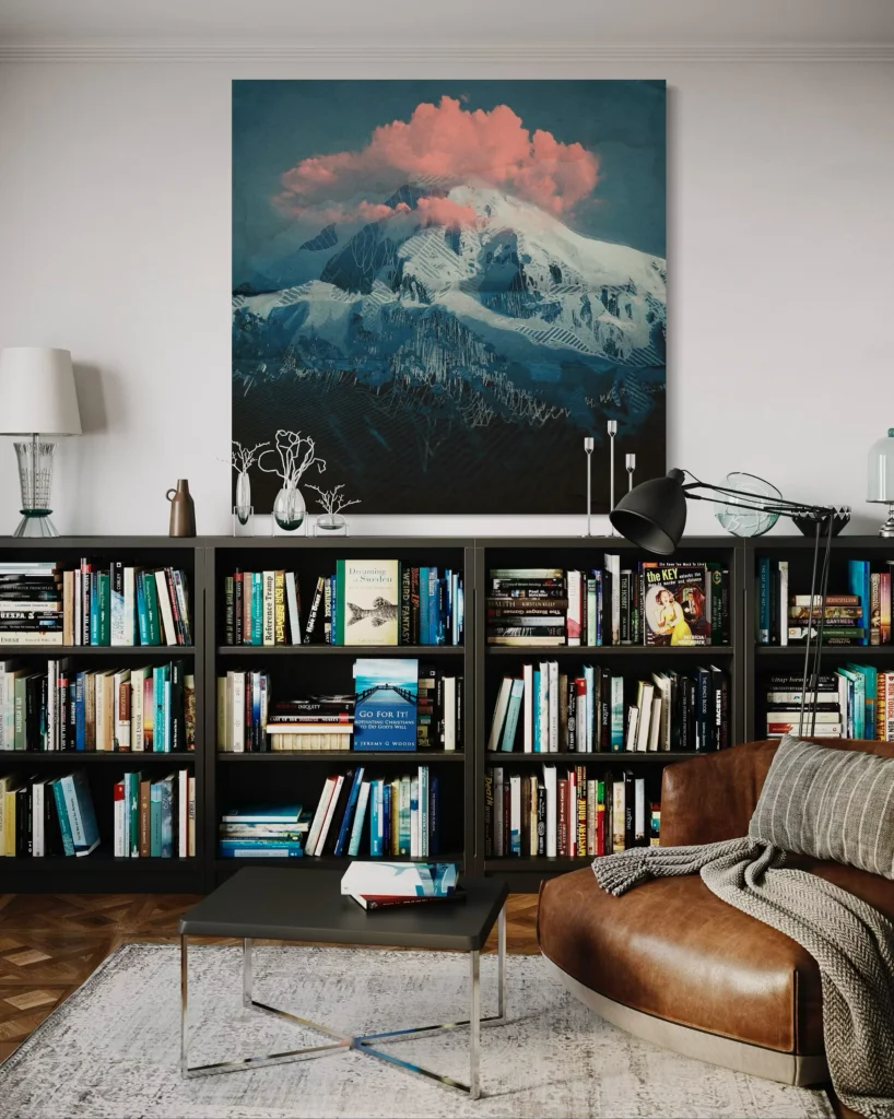 Large Canvas Mountain Wall Art