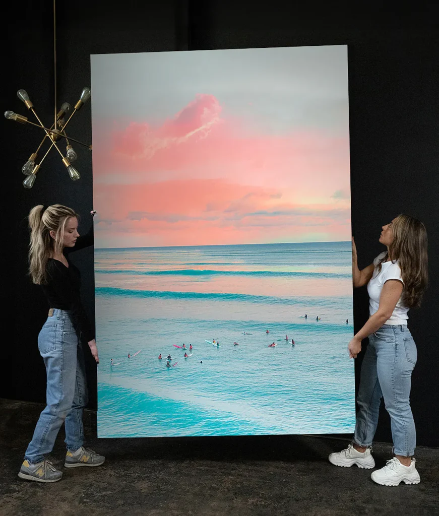 Canvas Print for a Relaxed Coastal Bedroom
