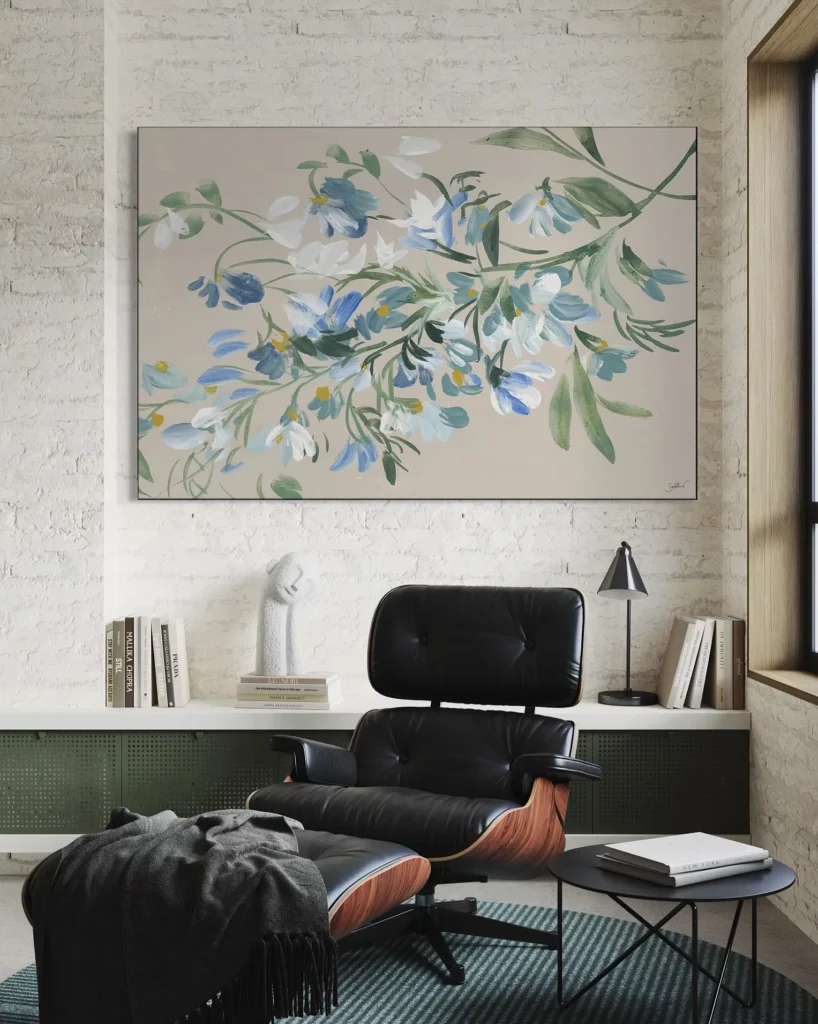 Large Floral wall art