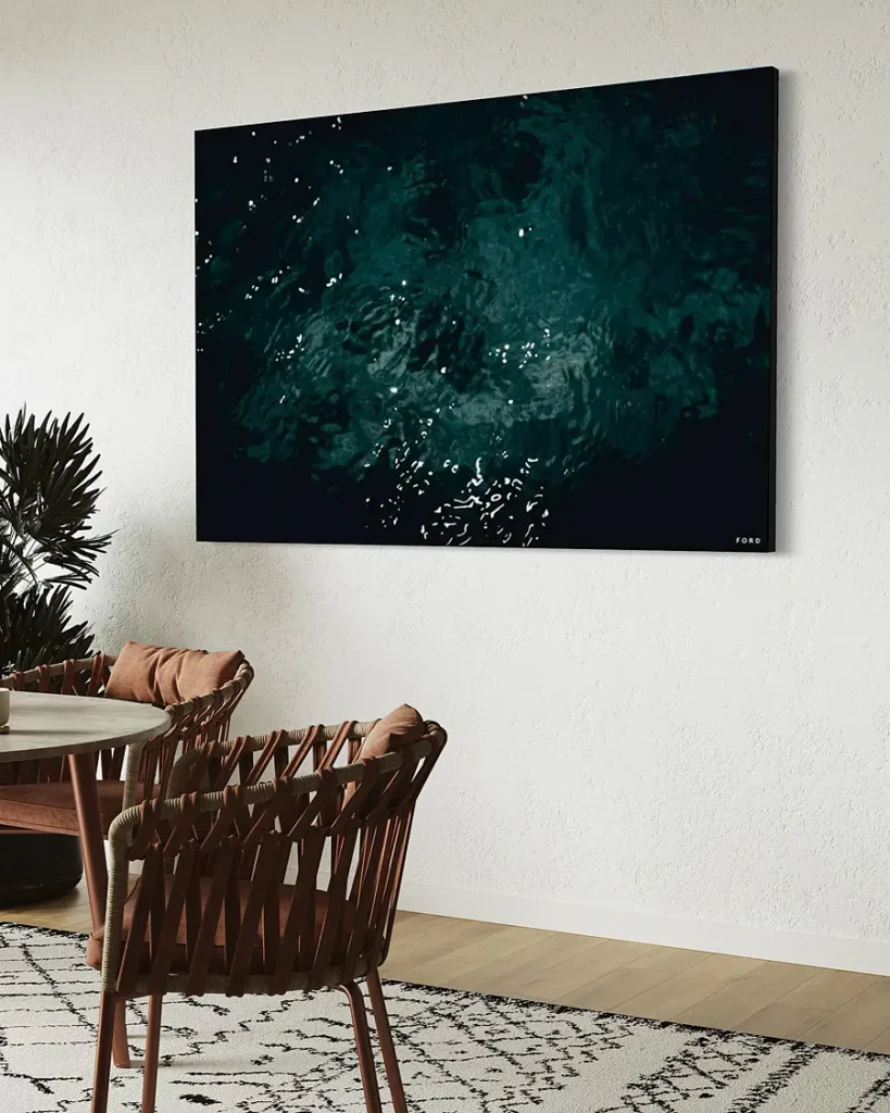 Dark & Moody Canvas for a Bedroom