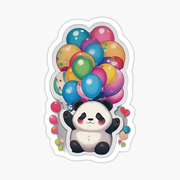 Party Panda Sticker