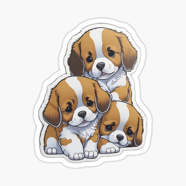 Puppies Sticker