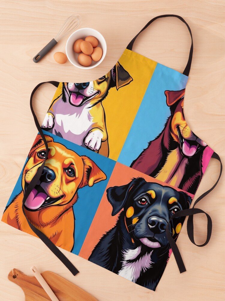 Pet Pop-Art Pet Portrait Apron