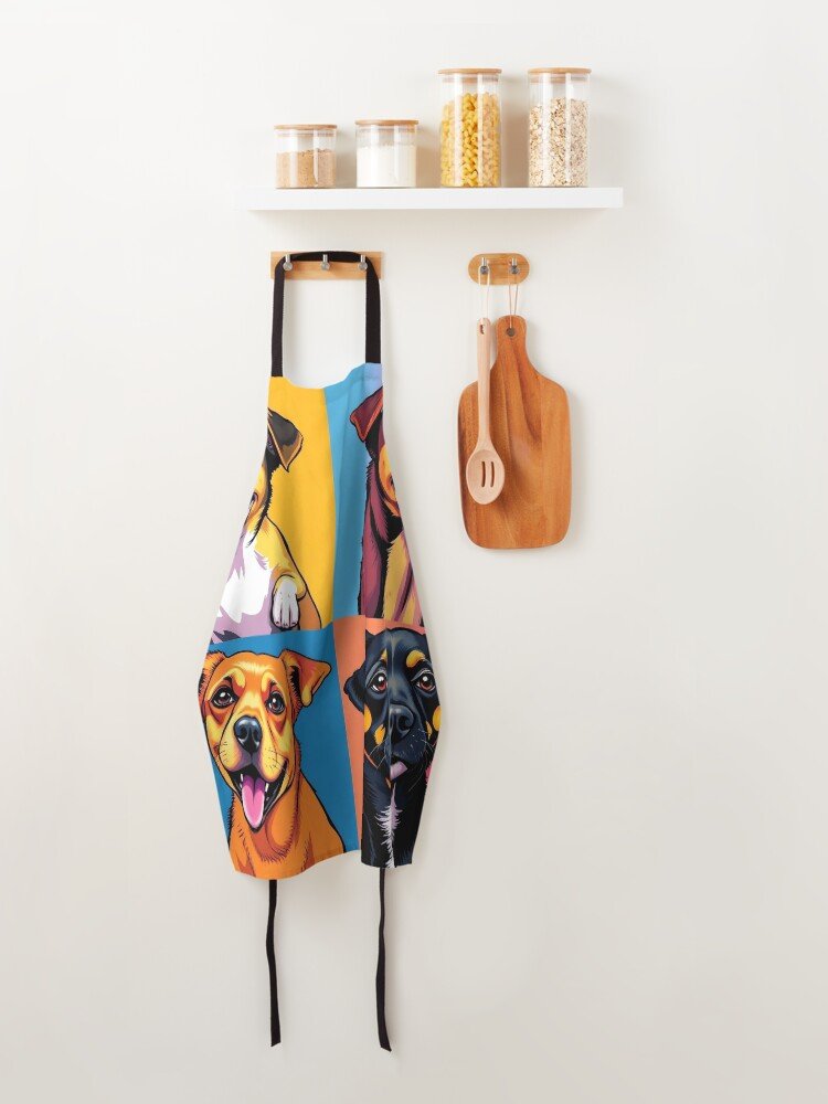 Pet Pop-Art Pet Portrait Apron