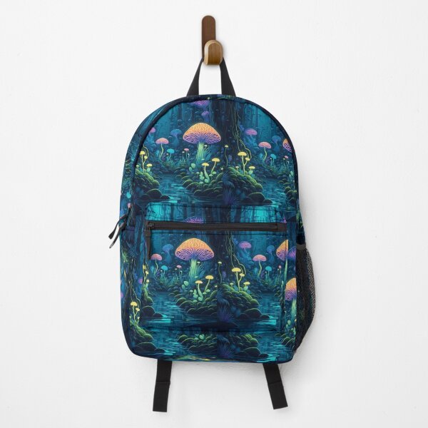 Bioluminescent Forest Art Backpack