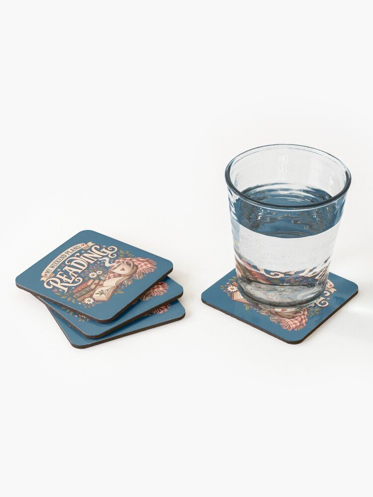 My Weekend Plans Reading Coasters