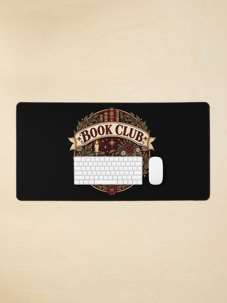 Vintage Book Club Desk Mat