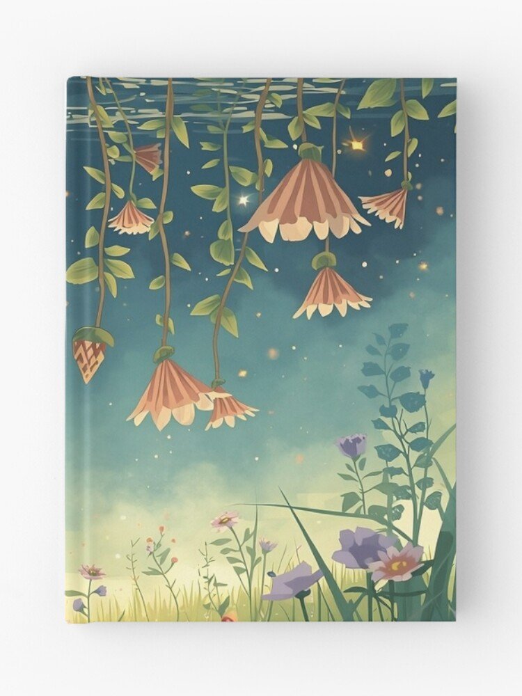 Upside Down Flower Meadow Journal