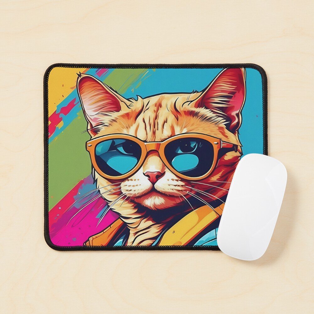 cat mouse pad