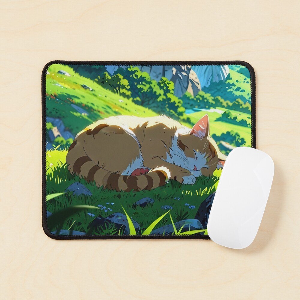 cat mouse pad
