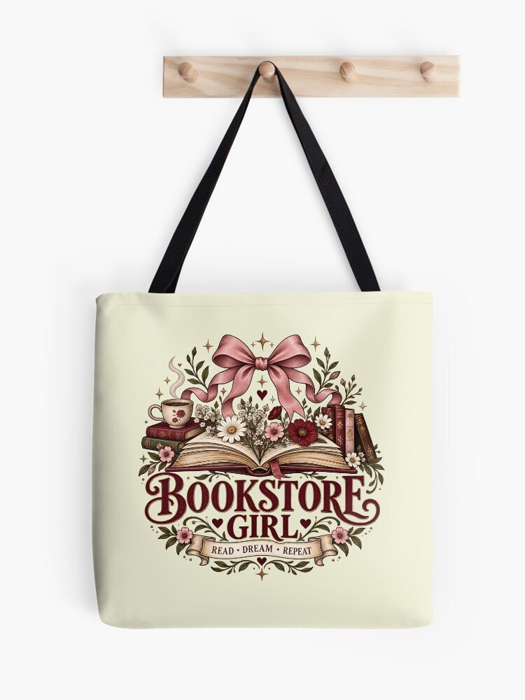 Bookstore Girl Tote Bag