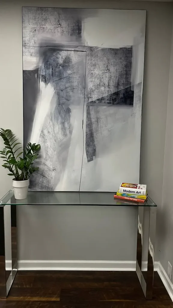 Textured Grey Wall Art