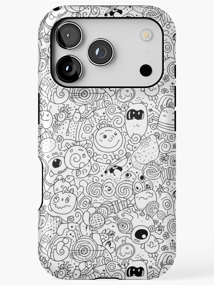 Whimsical Doodle Universe - Doodle art iPhone 17 Pro Case