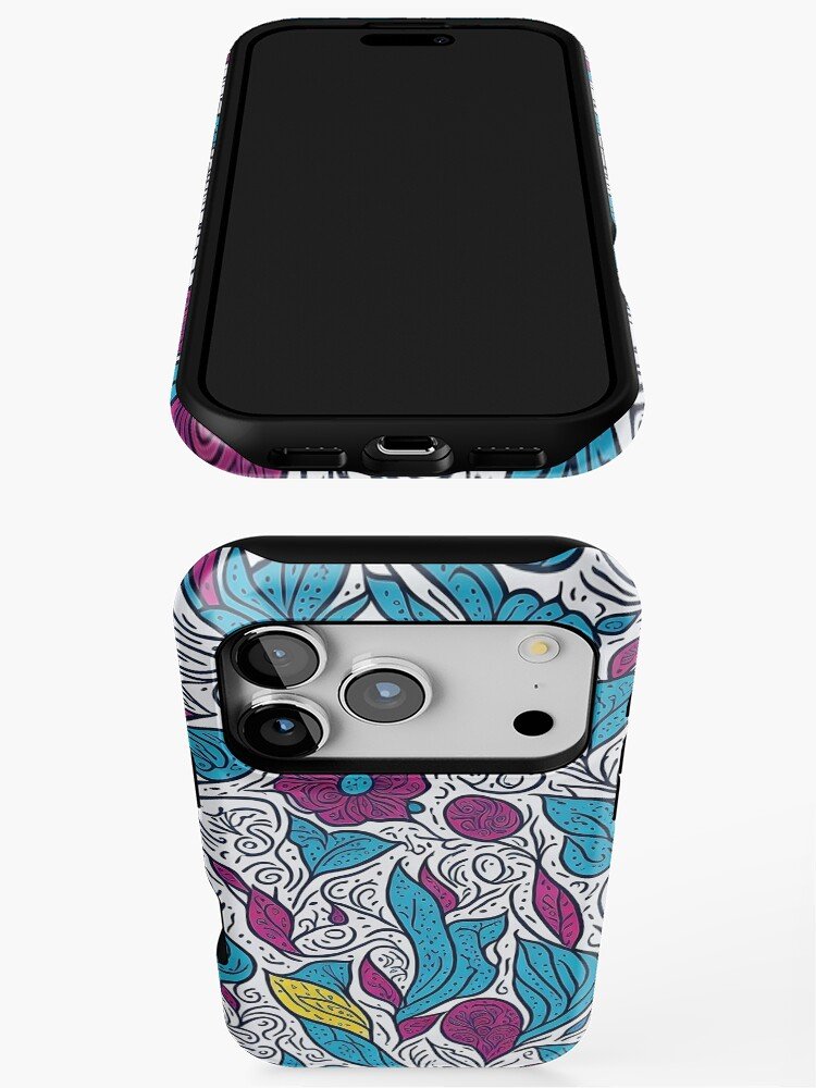 Chromatic Whimsy: Colorful Doodle Artistry iPhone 17 Pro Case