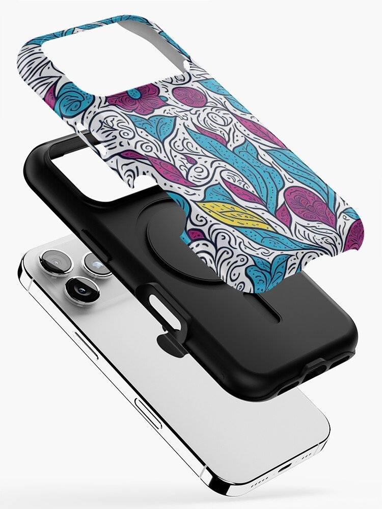 Chromatic Whimsy: Colorful Doodle Artistry iPhone 17 Pro Case