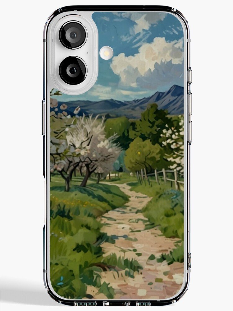 Spring orchard floral aesthetic iPhone case