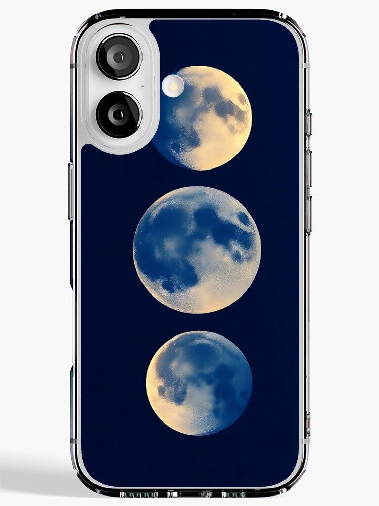 Celestial moon phases aesthetic iPhone case