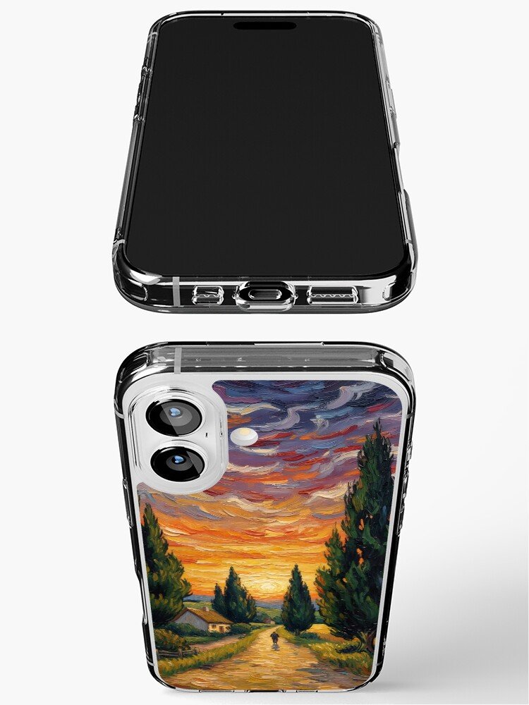 Van Gogh inspired sunset aesthetic iPhone case