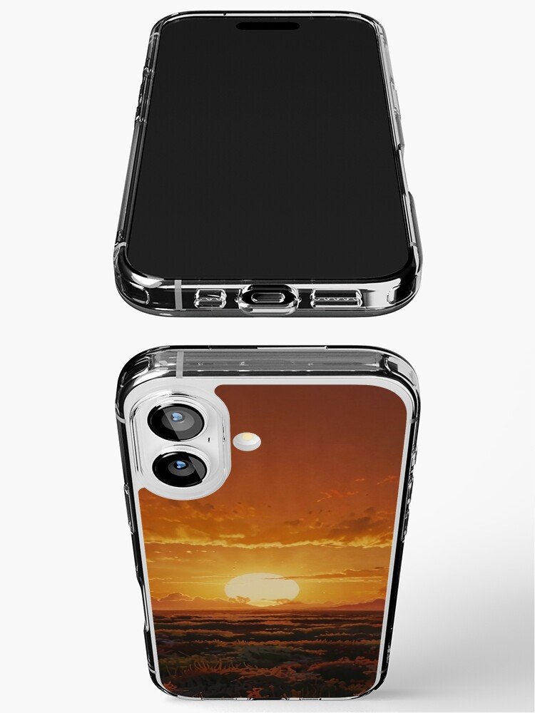 Groovy Retro Sunset – 70s Aesthetic iPhone Case